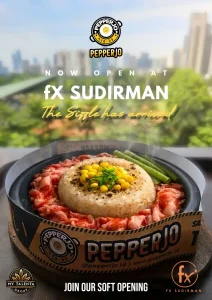 Read more about the article 🔥OPENING — PEPPERJO fX Sudirman🔥